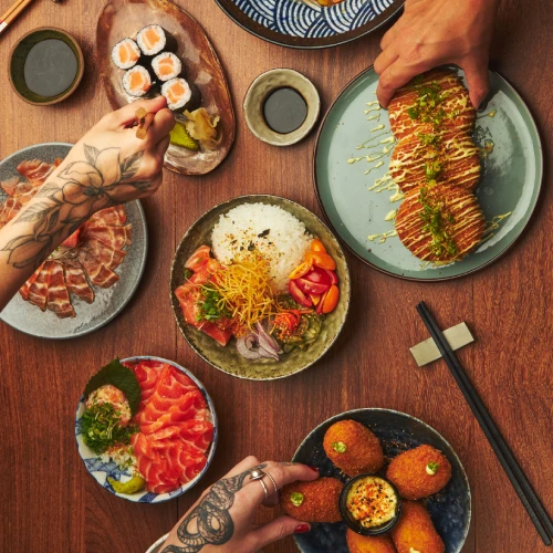 Japanese-Brazilian Fusion Dish